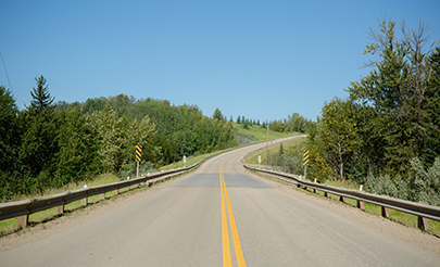 paved road